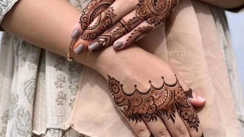 Girl women sample mehndi designs