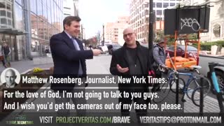 New York Times Reporter SKURRIES Away From Project Veritas