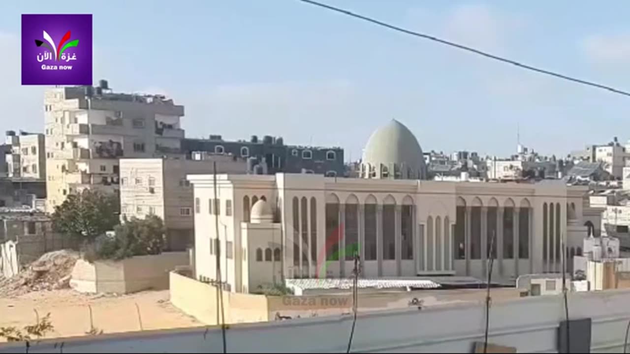 IDF BOMB MOSQUE IN GAZA