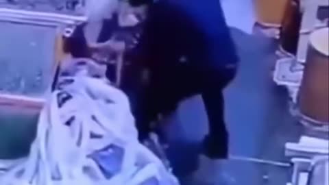 Man Saved From Getting Eaten By Machine