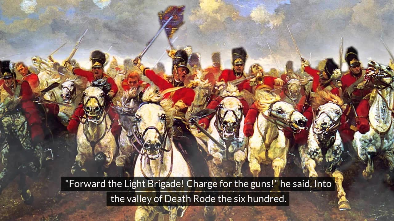 Charge of the Light Brigade Poem