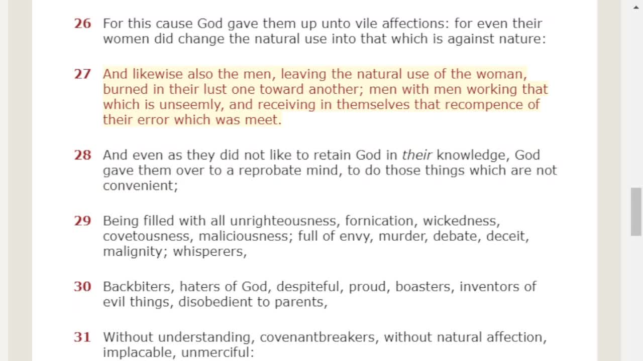 Abominable filth is Esau's nature being shown