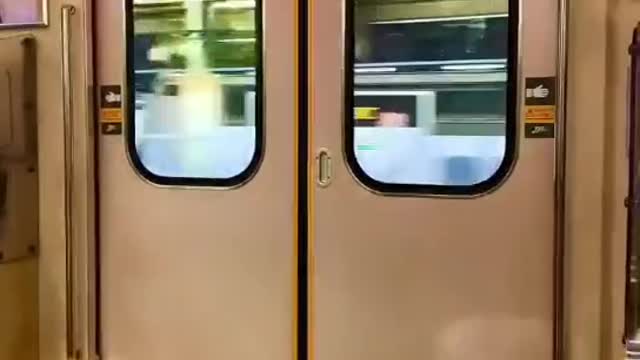 Beautiful subway trip