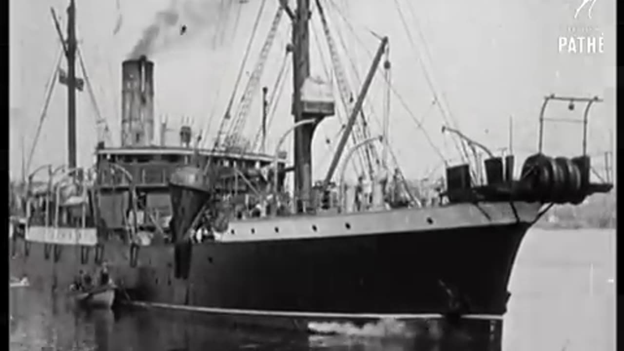 Titanic Real Footage- Leaving Belfast for Disaster (1911-1912) - British Pathé