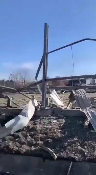 Nebilytsya village, Kiev region — consequences of the shelling of the invaders