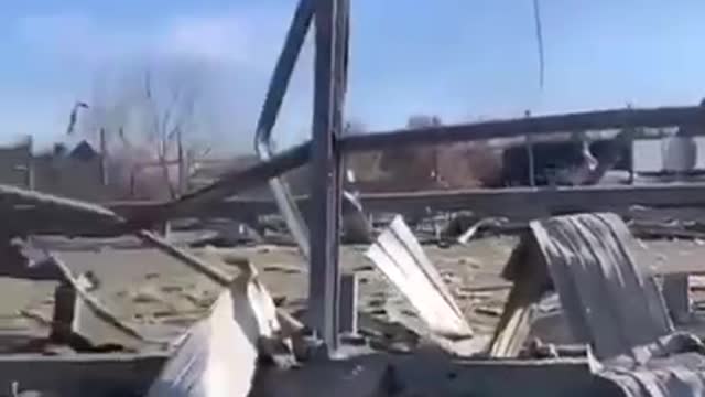 Nebilytsya village, Kiev region — consequences of the shelling of the invaders