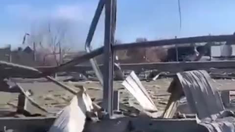 Nebilytsya village, Kiev region — consequences of the shelling of the invaders