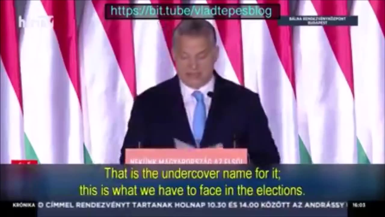 Hungarian PM Viktor Orban: immigration in Reality is a European Replacement Program (2018)