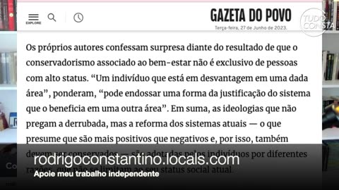 Conservadores são mais felizes