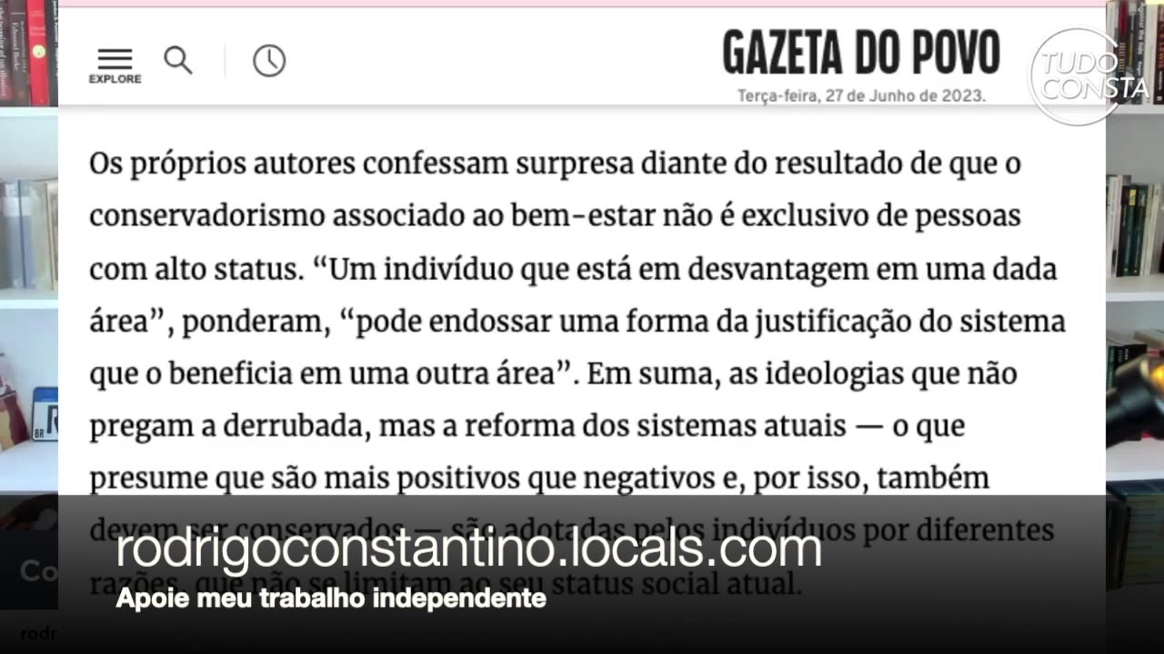 Conservadores são mais felizes