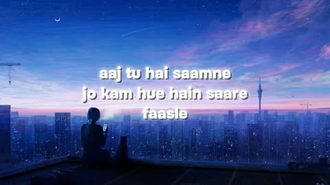 Faasle (lyrics) - Aditya Rikhari | DB panther