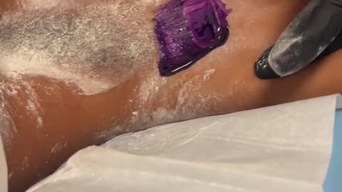 Underarm Waxing with Sexy Smooth Purple Seduction Synthetic Hard Wax | By LishaLayedIt