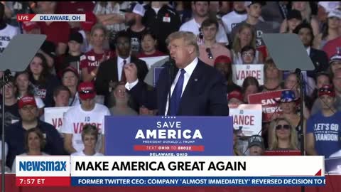 Trump: "Americans kneel to God, and to God alone"