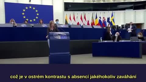 Protiruské vystoupení irské poslankyně EP za Sjednocenou levici Clare Daly 6.4.2022