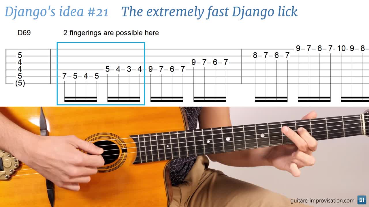 DJANGO REINHARDT LICKS