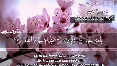 80.SURAH 080 ABASA RECITATION BY SHEIKH MAHER AL MUAIQLY.mp4