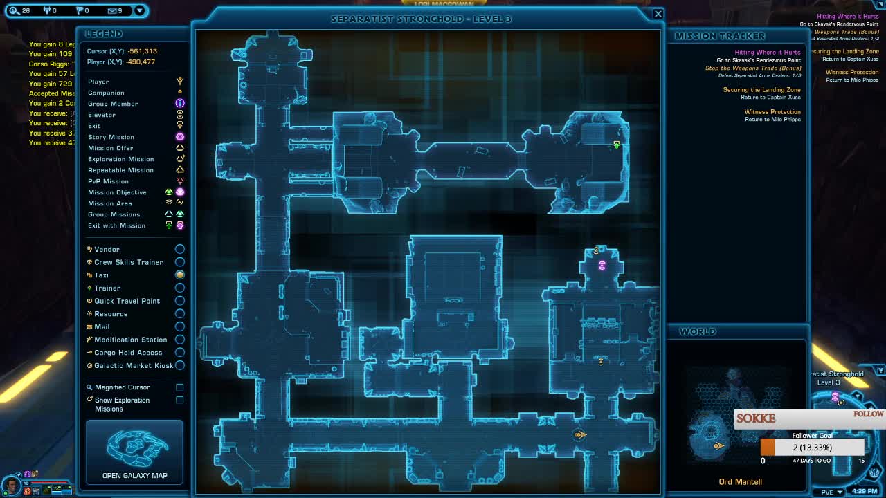SWTOR Satele Shan Server | Starting From Scratch Stream Part 2
