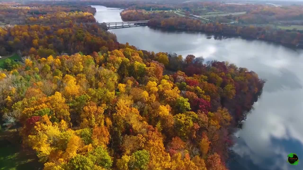 [4K super clear] aerial photography natural scenery