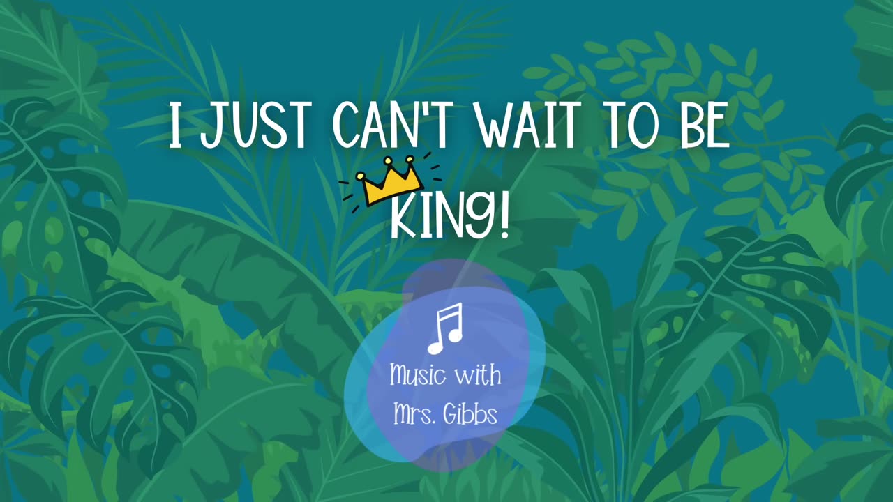 Body Rhythm--I can't wait to be king