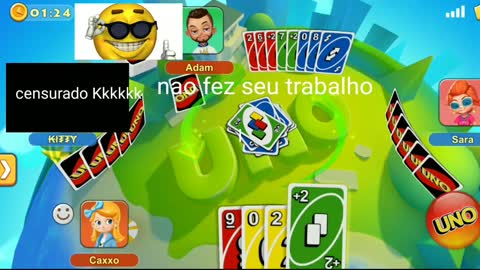 Video Novo Galera!!!! Jogando Uno kkkkk