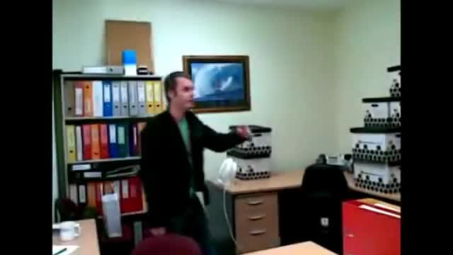 Hilarious Workplace accident caught on security camera ● Workers compensation claim in Court