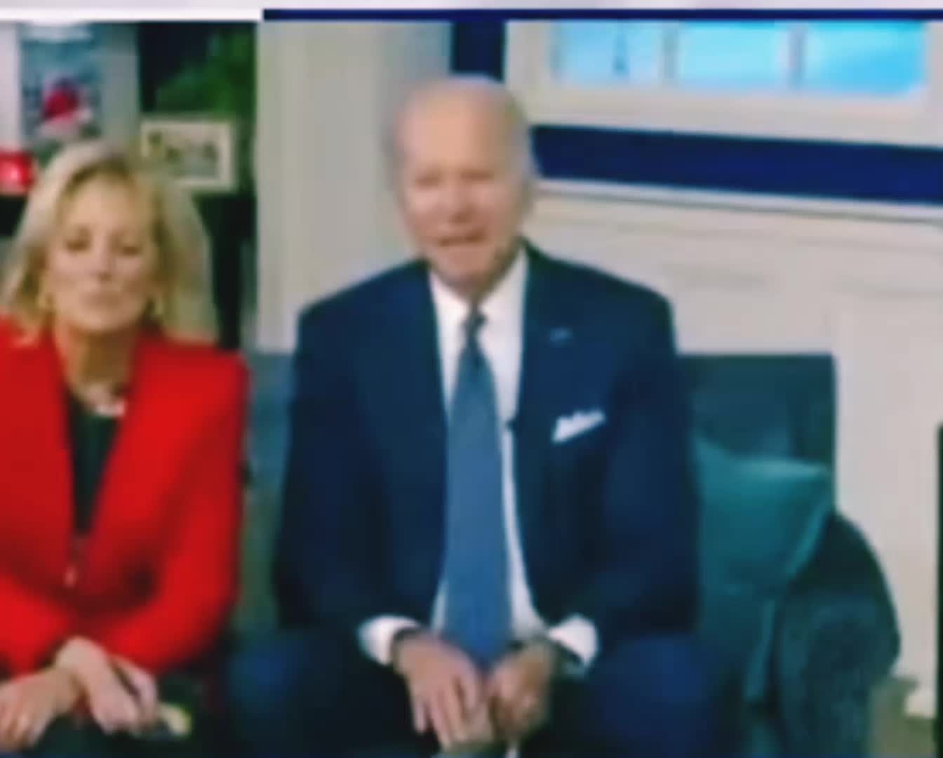 BIDEN REACTS TO "LETS GO BRANDON" FROM CALLER ON LIVE TV!