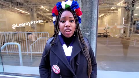 Freedom protest outside Canadian Embassy in NYC