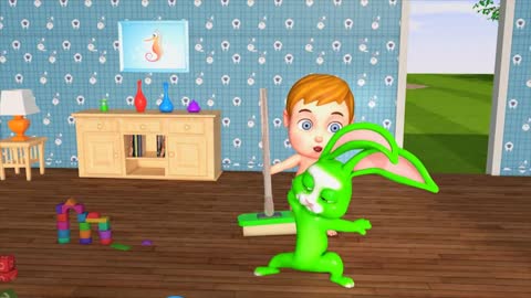 Baby Study and Go to School Childrens Nursery Rhymes & Baby Songs Happy Hippo