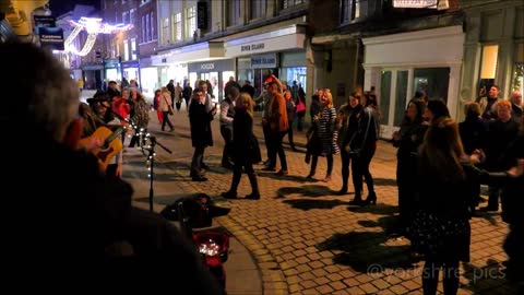 Amazing Busker In York Sings Budapest