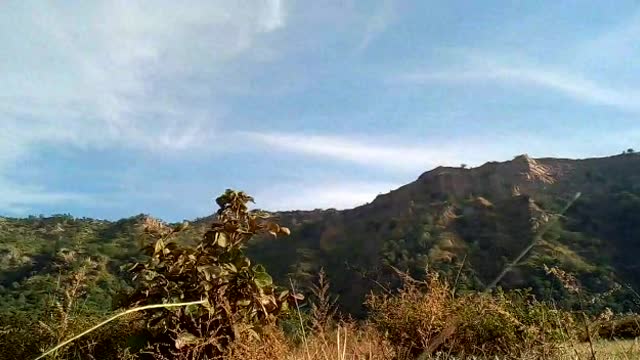 Beautiful sand and mountain video nature scene