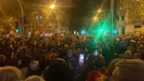 People are out protesting against the Socialist coup for the 20th day in a row in spain.