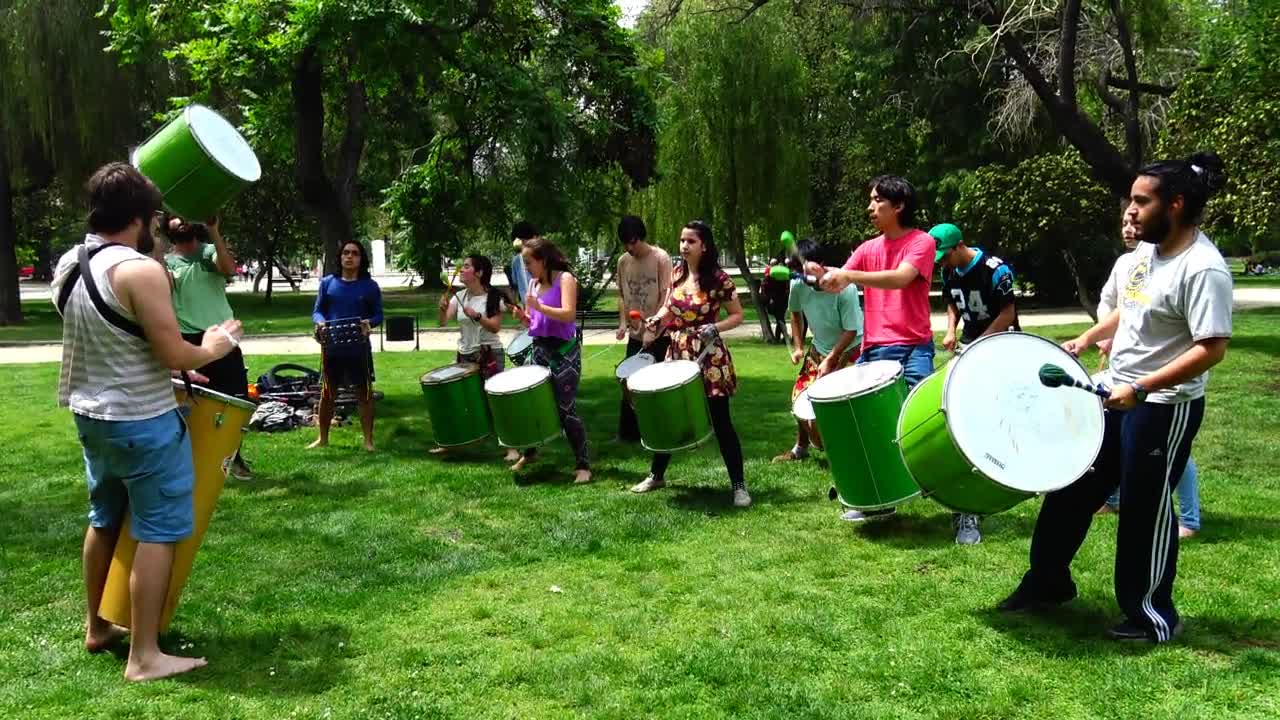 batucada dance music in Chile