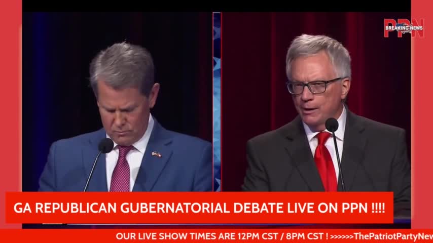 LIVE DEBATE! Kandiss Taylor vs Deep State Establishment Shill Brian Kemp and Sell-Out David Perdue