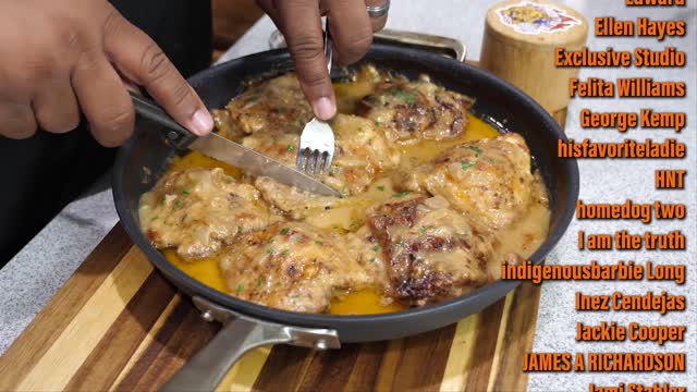 Smothered chicken recipe