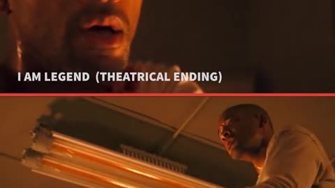 I Am Legend - Deleted vs. Final Scene