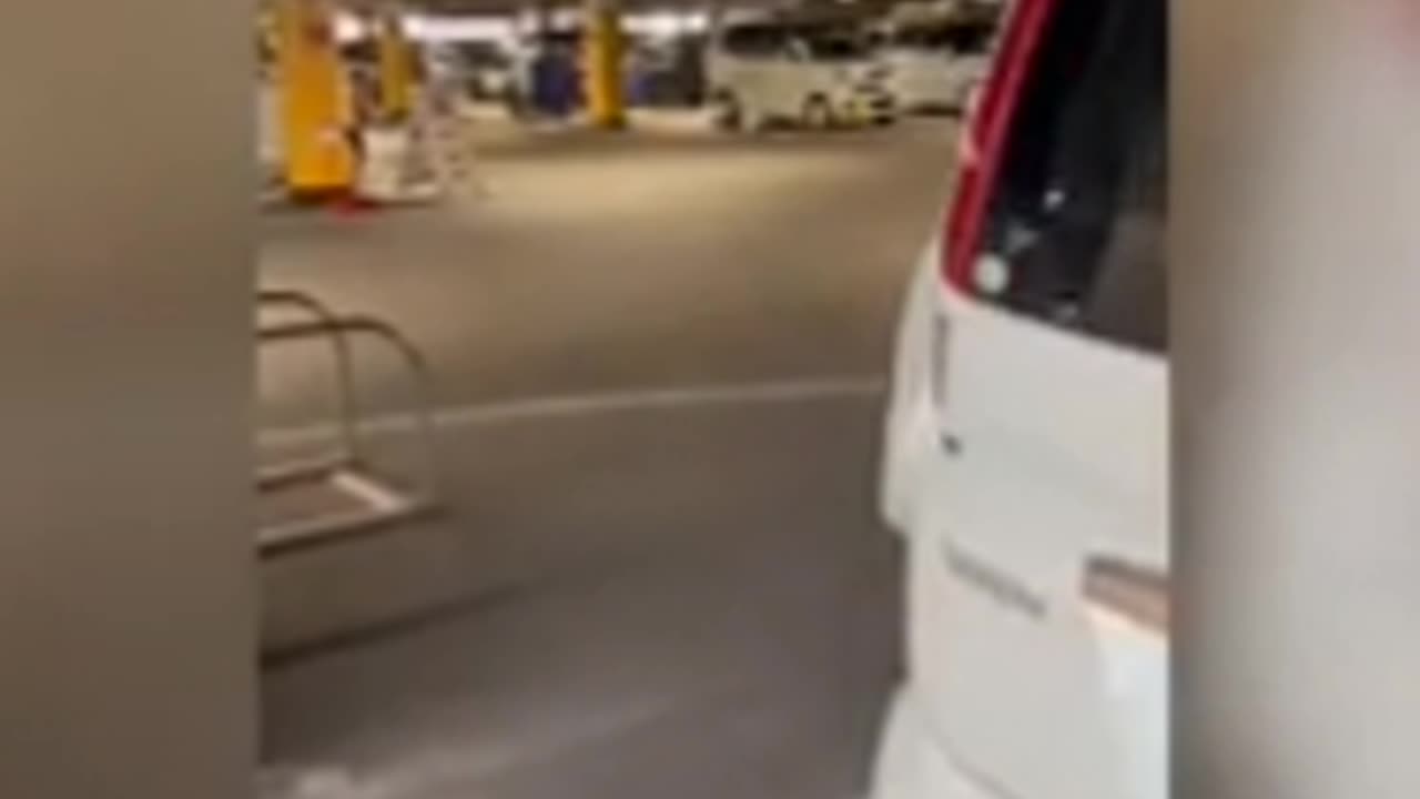 Japan - earthquake 7.6 magnitude. This video filmed in a parking lot shows how violent the quake was