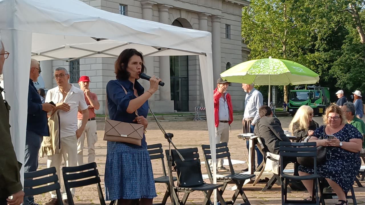 Voto o astensione - Europee 2024 - Arco della Pace - Intervento di una spettatrice