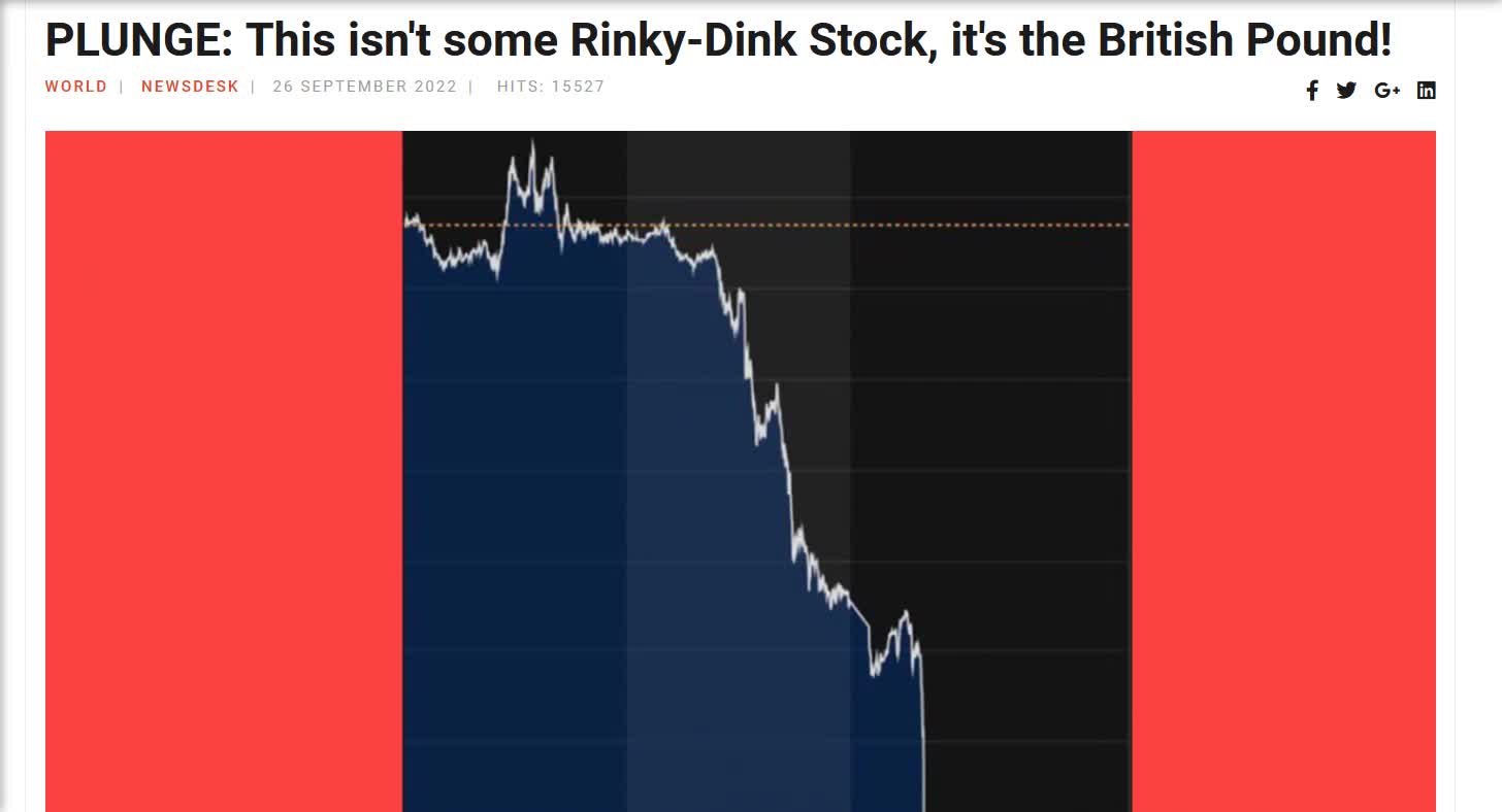 Is the Big Currency Crisis Happening? British Pound Collapse as NYC Posts Nuke Advice in Subway