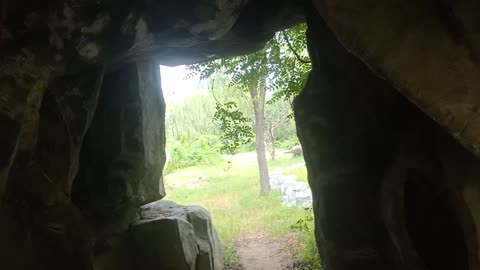 Is there anyone living in this cave?