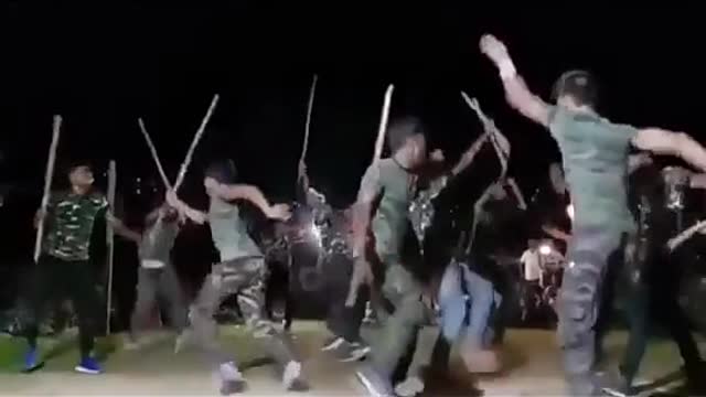 Army dance after war