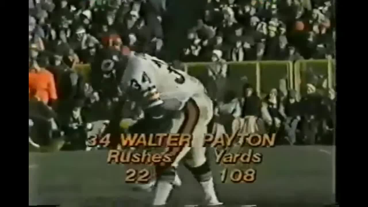 1979-12-09 Chicago Bears vs Green Bay Packers