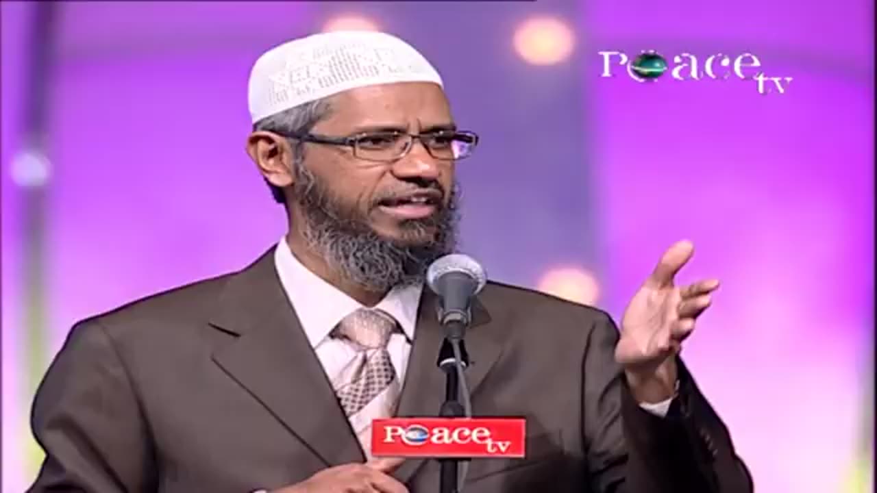 Dr Zakir Naik English lecture , peace tv english