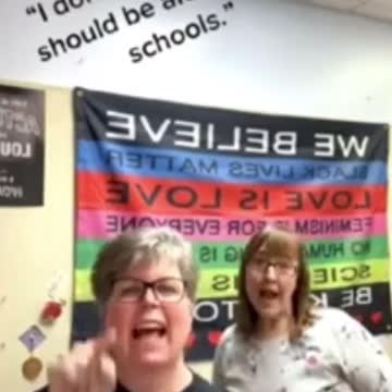 School District Apparently Flip Off Critics of Schools Displaying LBGTQ Flag in Video