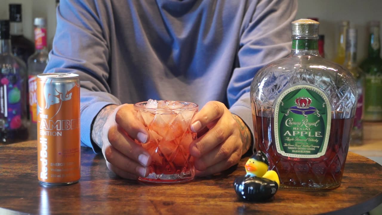 Nicholas Caruso - Apple Crown Royal & Red Bull Strawberry Apricot Energy Drink