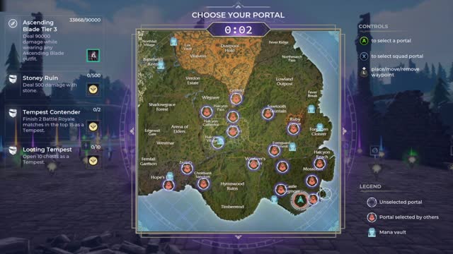 Spellbreak BR Casual Gameplay: Fire and Wind Standard Match
