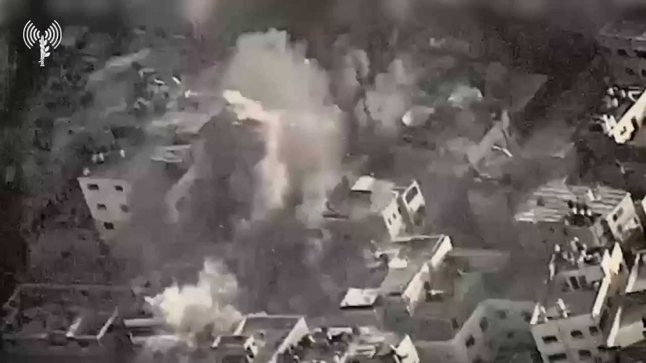 Another video of IDF strikes on Hamas targets.