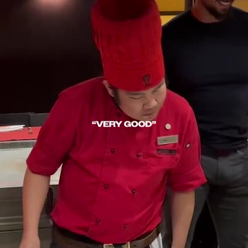 Always be respectful to the chef and compliment them.