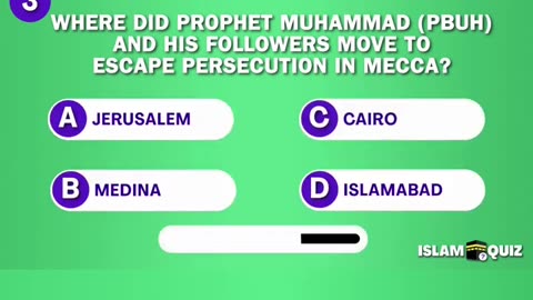 Islamic History Quiz