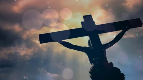 Motion Graphics Background Loop Video - Behind cross