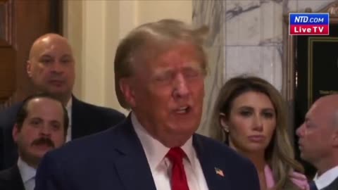 Trump Statement outside the Court House